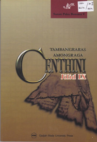 Centhini Tambangraras-Amongraga Jilid IX