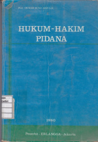 Hukum-Hakim Pidana