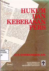 Hukum dan Kebebasan Pers