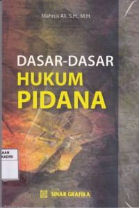 Dasar-dasar Hukum Pidana