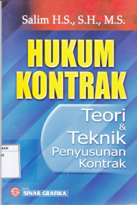 Hukum Kontrak : Teori dan Teknik Penyusunan Kontrak