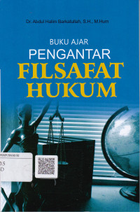 Buku Ajar Pengantar Filsafat Hukum