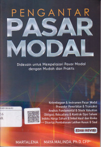 Pengantar Pasar Modal: Didesain untuk Mempelajari Pasar Modal Dengan Mudah Dan Praktis (Edisi Revisi)