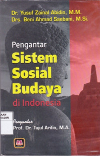 Pengantar Sistem Sosial Budaya di Indonesia