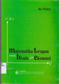 Matematika Terapan untuk Bisnis dan Ekonomi