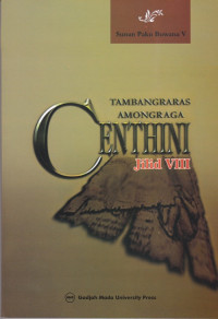 Centhini Tambangraras-Amongraga Jilid VIII