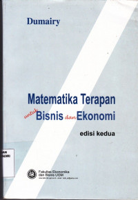 Matematika Terapan Bisnis Ekonomi