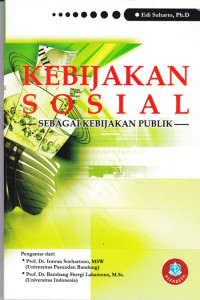 Kebijakan Sosial Sebagai Kebijakan Publik