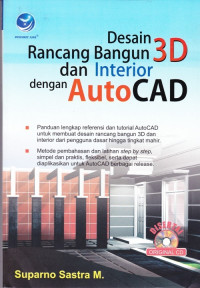 Desain Rancang Bangun 3D dan Interior dengan AutoCAD+cd