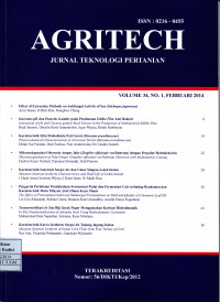 AGRITECH JURNAL TEKNOLOGI PERTANIAN