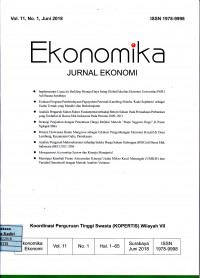 EKONOMIKA JURNAL EKONOMI