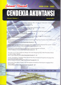 JURNAL ILMIAH CENDEKIA AKUNTANSI