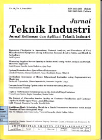 JURNAL KEILMUAN DAN APLIKASI TEKNIK INDUSTRI