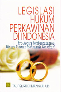 Legislasi Hukum Perkawinan di Indonesia