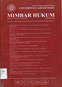 JURNAL MIMBAR HUKUM