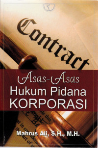 Asas-asas Hukum Pidana Korporasi