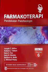 Image of Farmakoterapi Pendekatan Patofisiologis, Ed. 10, Vol. 6