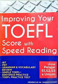 Improving Your TOEFL Score With Speed Reading