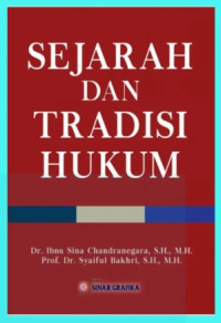 Image of Sejarah dan Tradisi Hukum