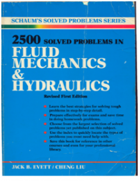 2500 Solved Problems in Fluid Mechanics and Hydraulics