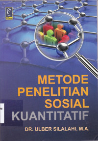 Metode Penelitian Sosial Kuantitatif