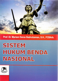 Sistem Hukum Benda Nasional